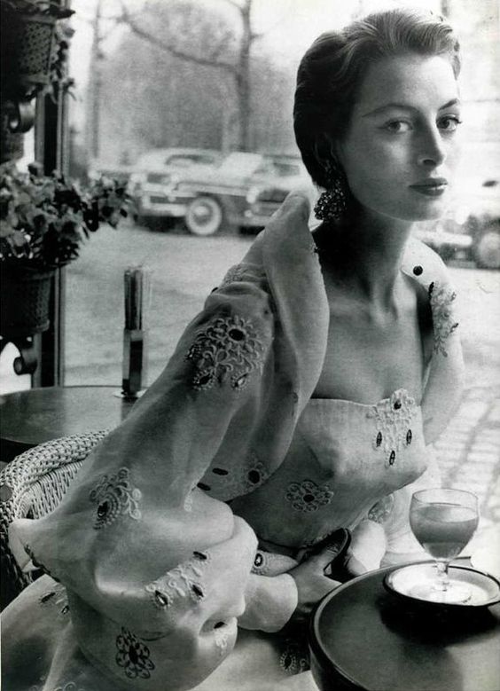 Capucine in Givenchy, 1950s