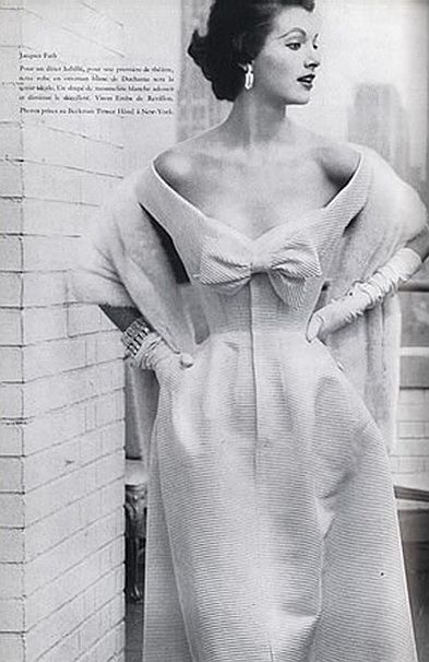 Givenchy, 1954 Photo by Henry Clarke