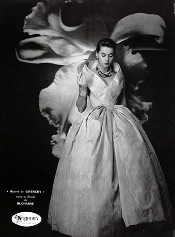 Givenchy 1954 Guy Arsac Evening Gown Fashion Photography