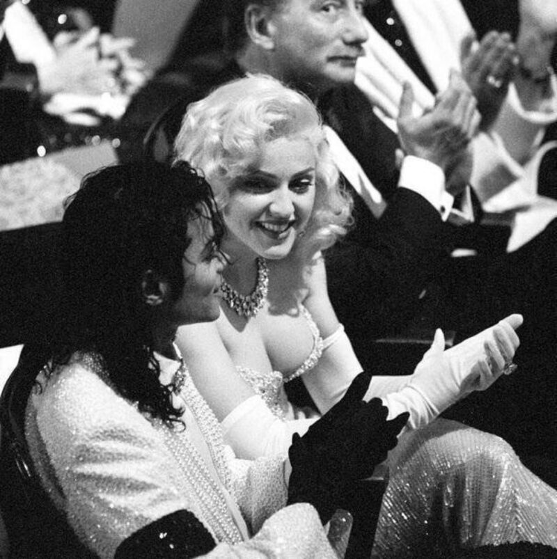 Michael Jackson and Madonna at the 1991 Oscars